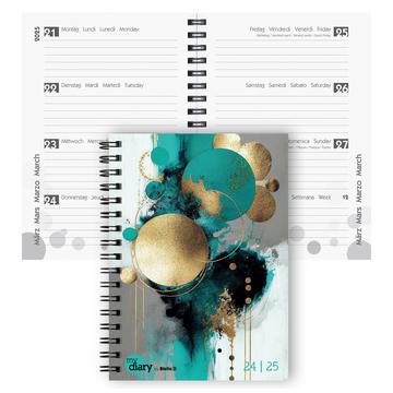 Agenda scolaire mydiary Wire-O 3½ jours par page, Style