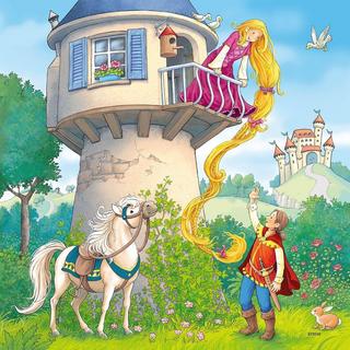 Ravensburger  Ravensburger puzzel Rapunzel, Roodkapje en de Kikkerprins - 3x 49 stukjes 