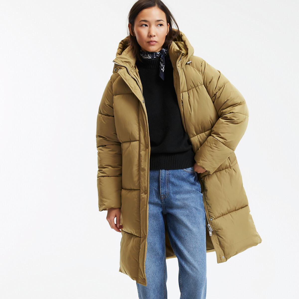 La Redoute Collections Doudoune longue à capuche  