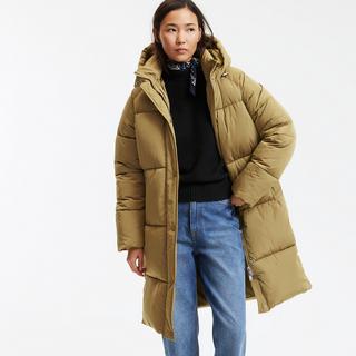 La Redoute Collections Doudoune longue à capuche  