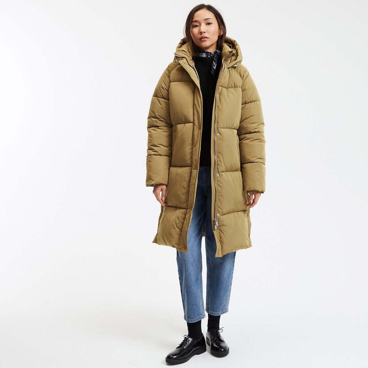 La Redoute Collections Doudoune longue à capuche  