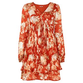 Joe Browns  Robe Mini Florale Plissée Volantée 