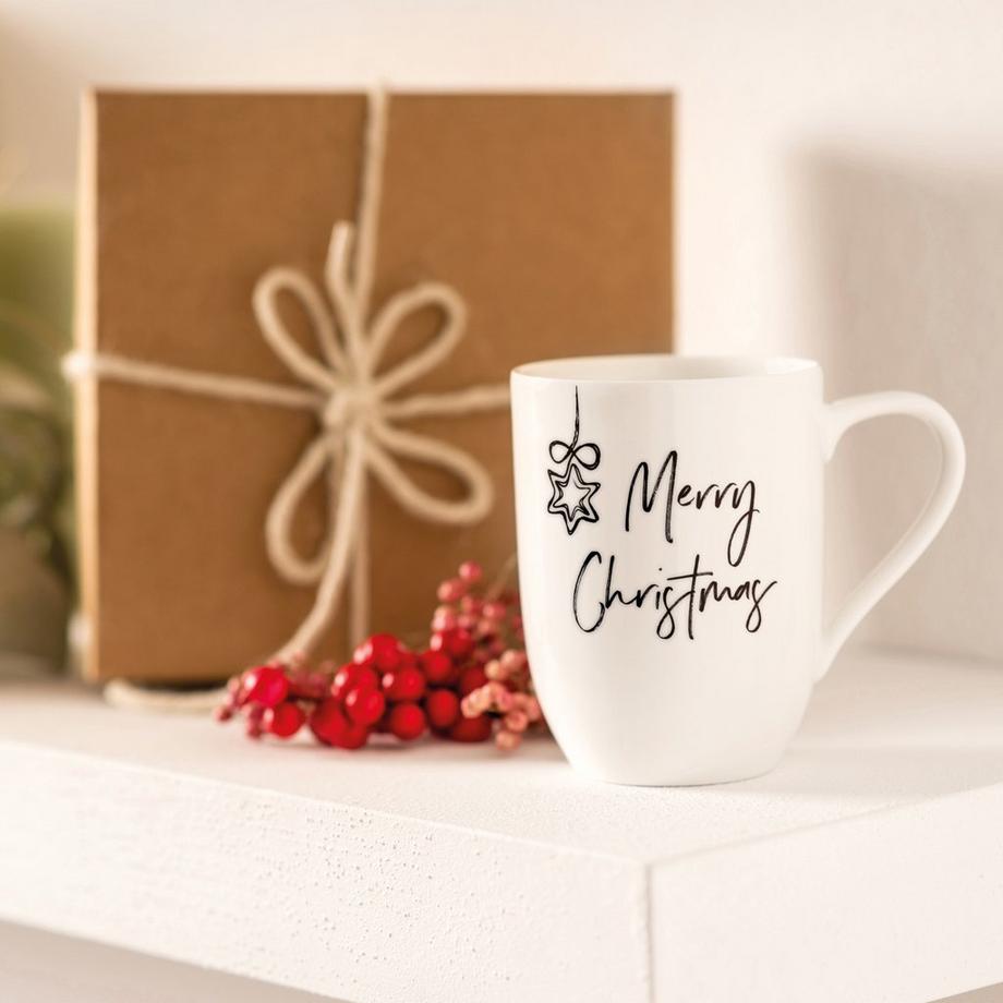 Villeroy&Boch Becher mit Henkel Merry Christmas Statement  