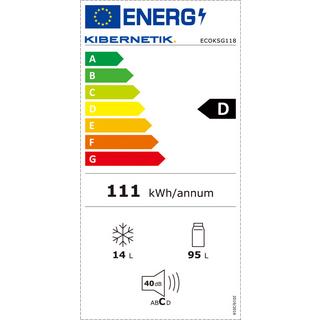 Kibernetik Kühlschrank ECOKSG118  