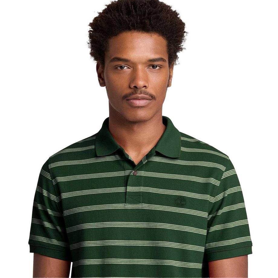 Timberland Gestreiftes Kurzarm Poloshirt  