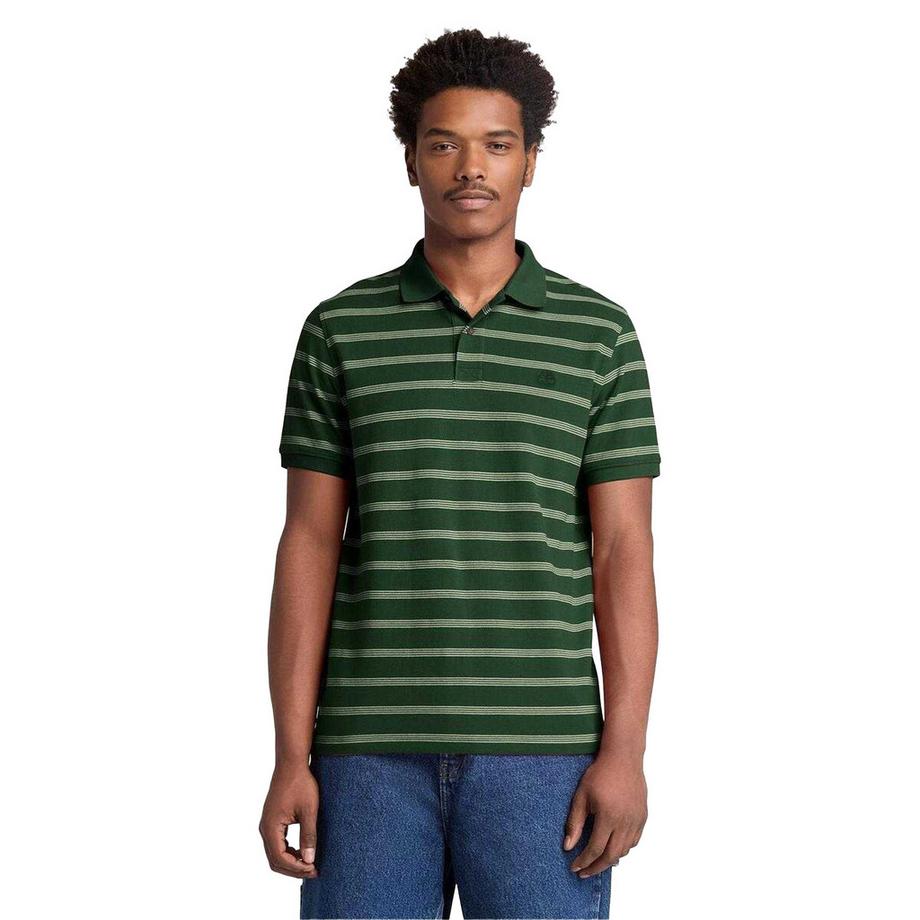 Timberland Gestreiftes Kurzarm Poloshirt  