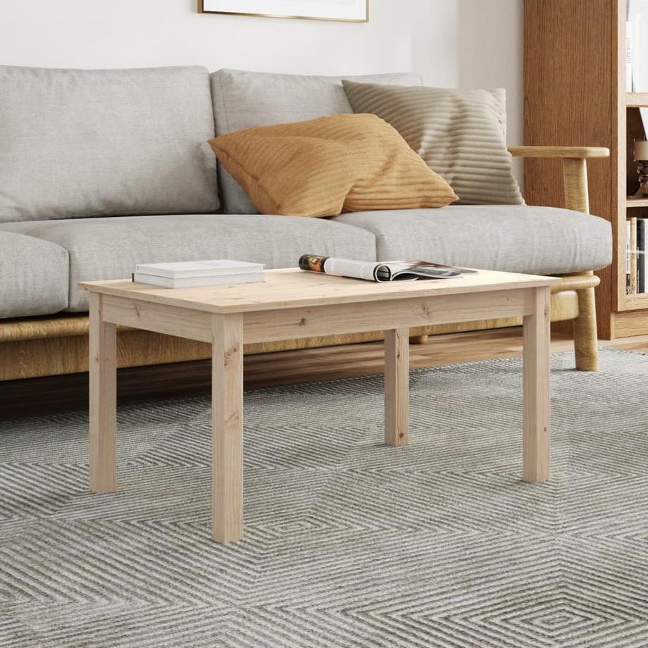 VidaXL Table basse bois de pin  
