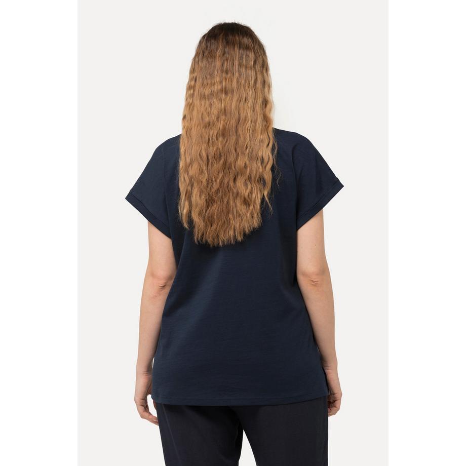 Ulla Popken T-Shirt Oversized Stampa LOVE Maniche Corte  