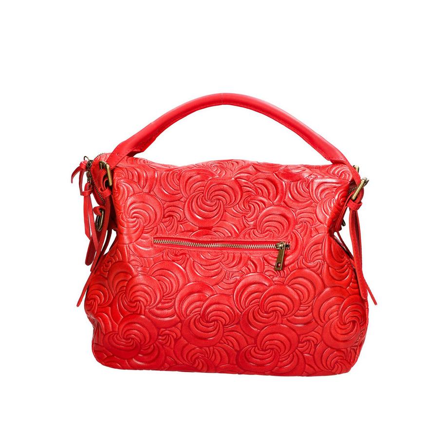 Gave Lux Borsa a mano con motivo floreale in rilievo  