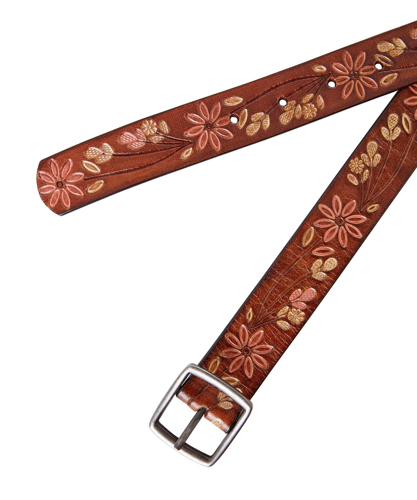 Joe Browns Blumengeprägter Western Gürtel  