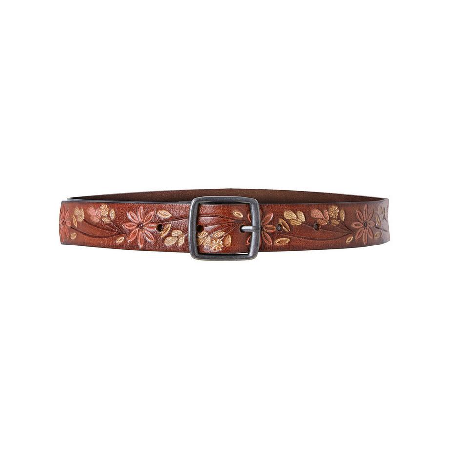 Ceinture Embossée Western Florale