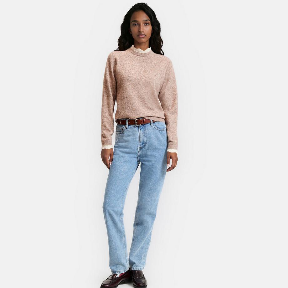 La Redoute Collections Pull avec détails fantaisie au col  