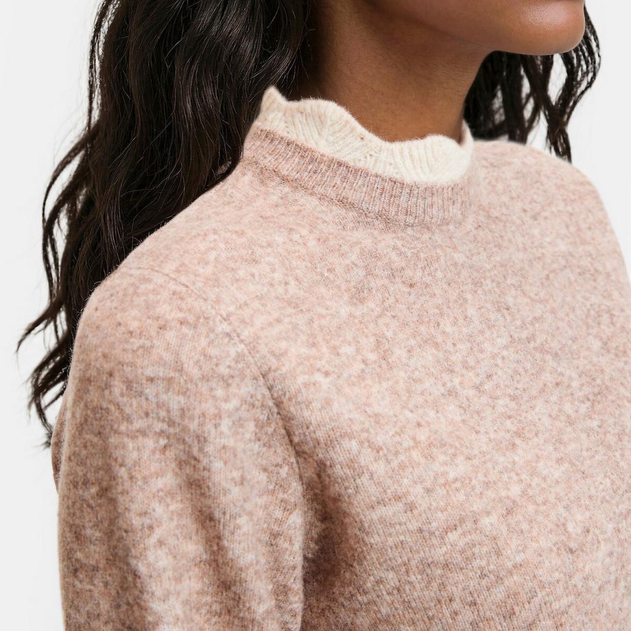 La Redoute Collections Pull avec détails fantaisie au col  