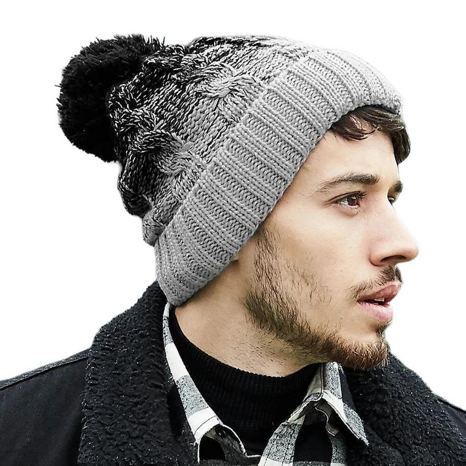 Beechfield Berretto Ombre Pom Pom  