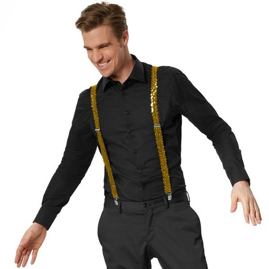 Pailletten-Hosenträger