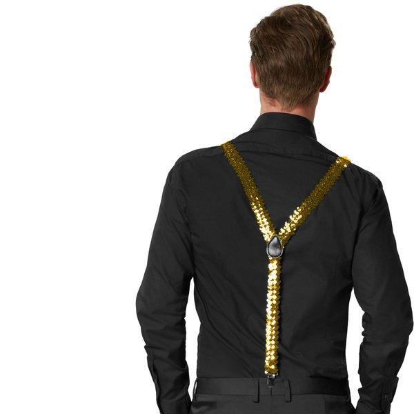 Tectake Pailletten Hosenträger  