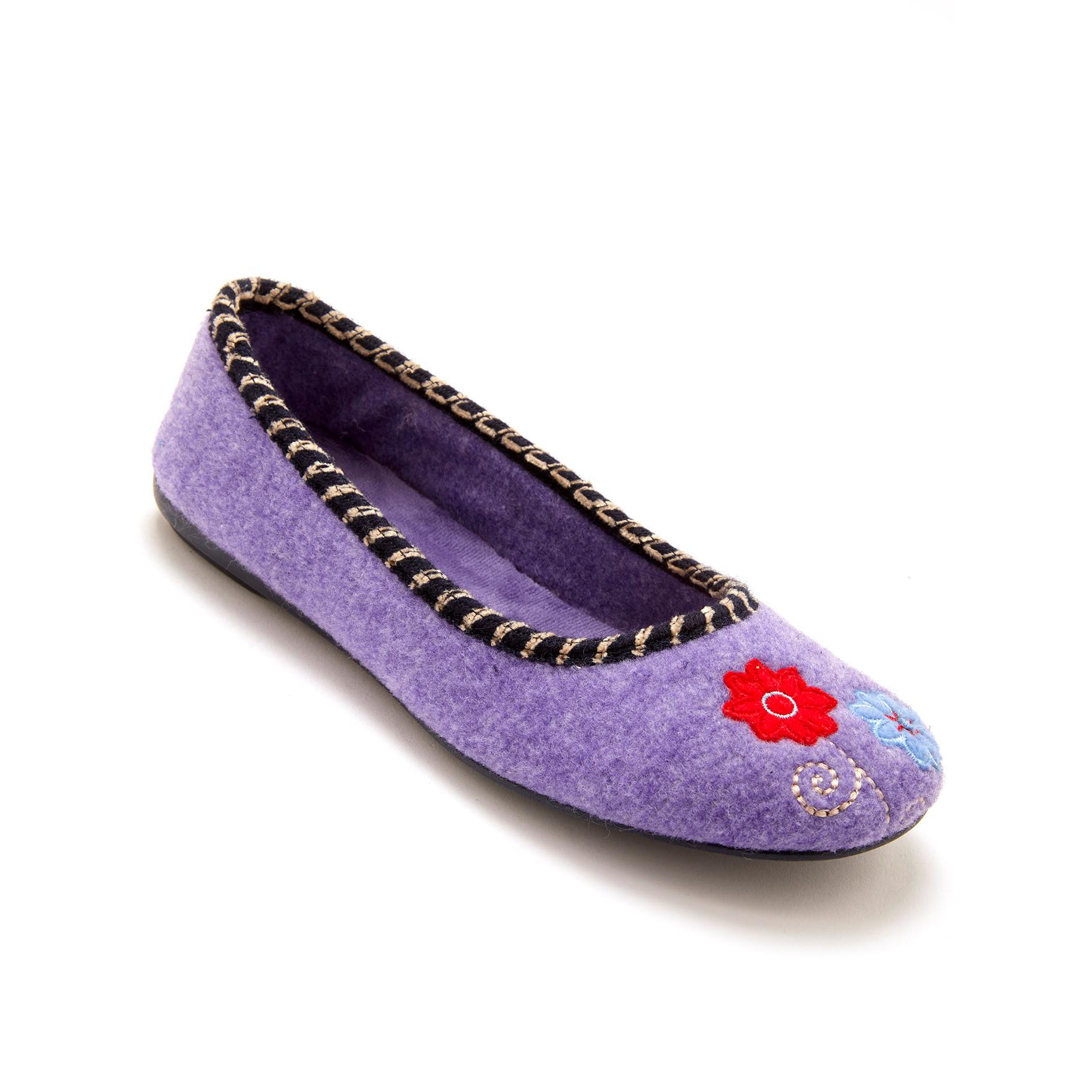 Pédiconfort  ballerines brodées 