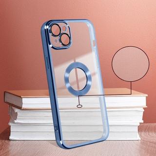 Avizar  Coque Silicone iPhone 14 Effet Chromé 