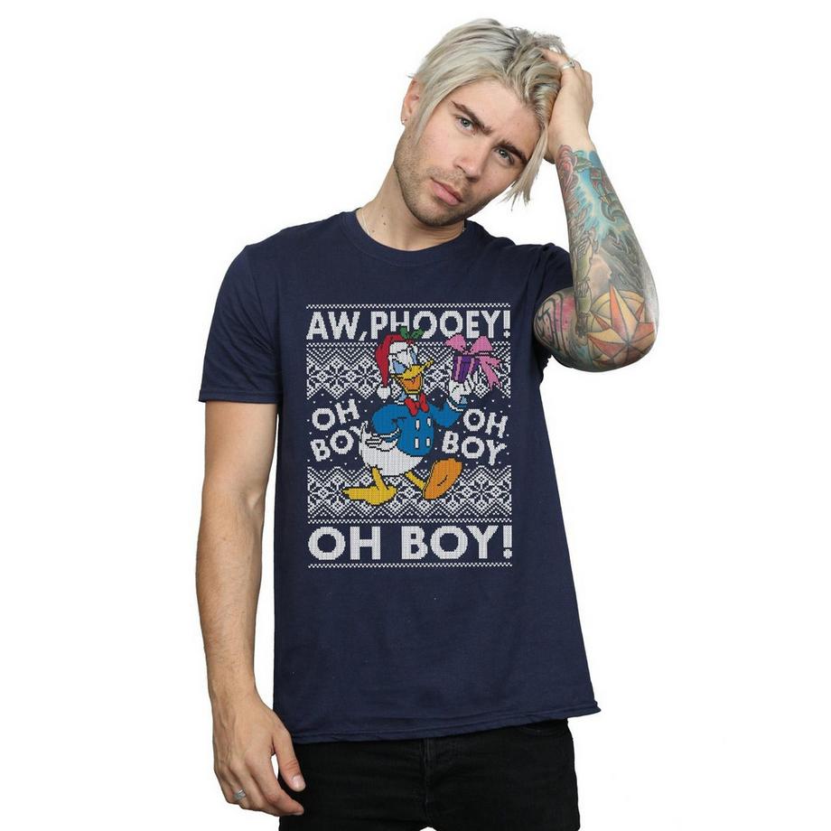 Disney Donald Duck Aw Phooey T-Shirt di Natale  