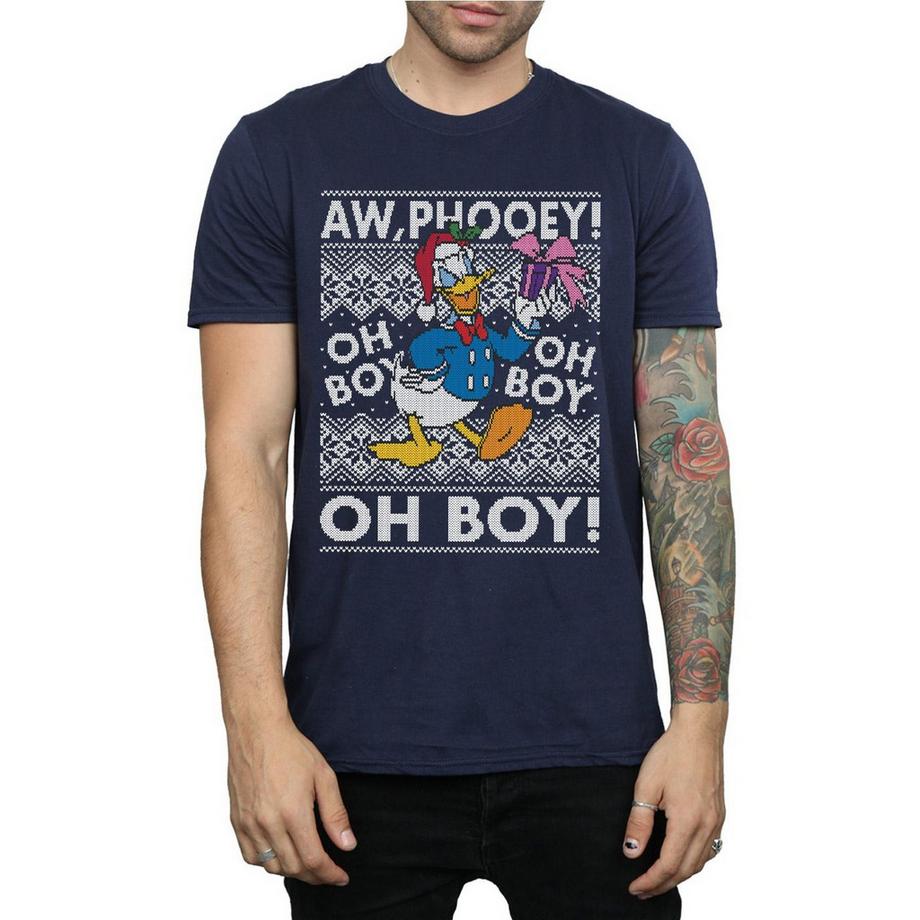 Disney Donald Duck Aw Phooey T-Shirt di Natale  
