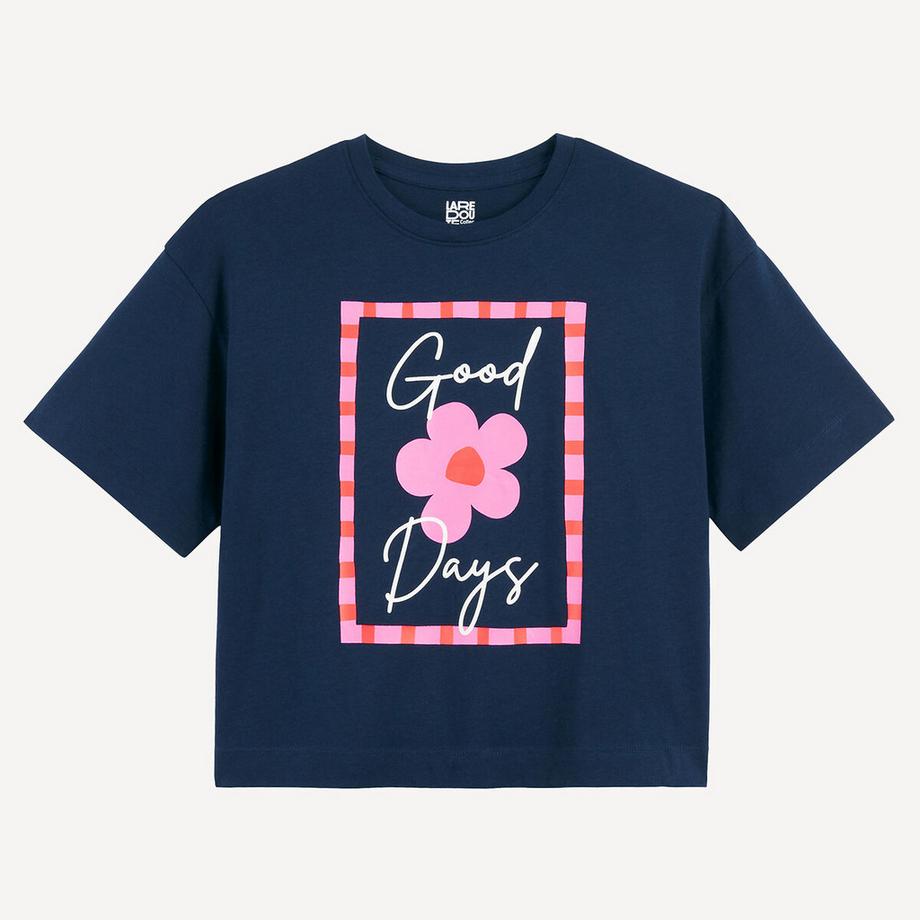 La Redoute Collections  T-Shirt mit Rundhalsausschnitt 