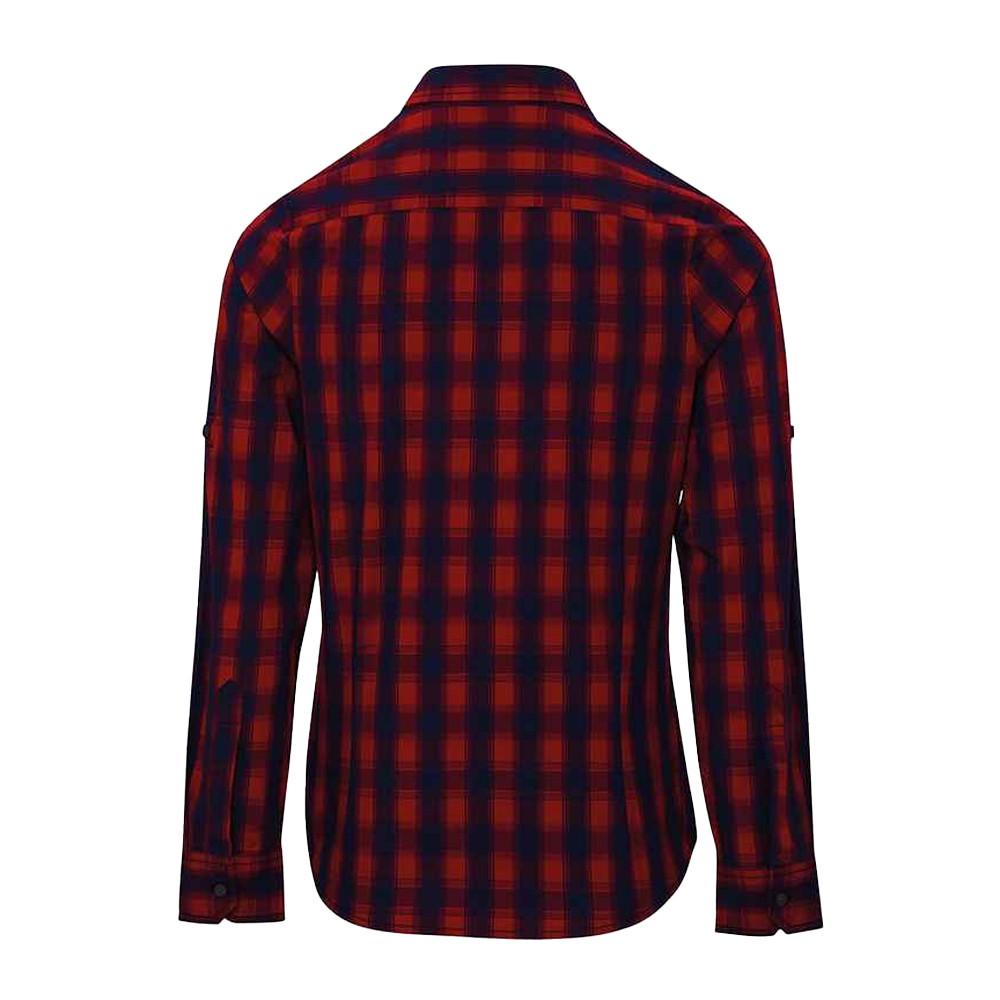 PREMIER Mulligan Kariertes Langarmhemd  