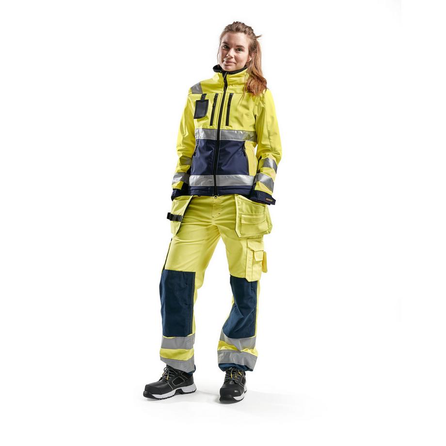 Blaklader Reflektierende High Visibility Softshell Jacke  