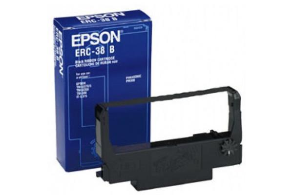 EPSON  EPSON Farbband Nylon ERC 38 schwarz S015374 TM-U200 3 Mio.Zeichen 