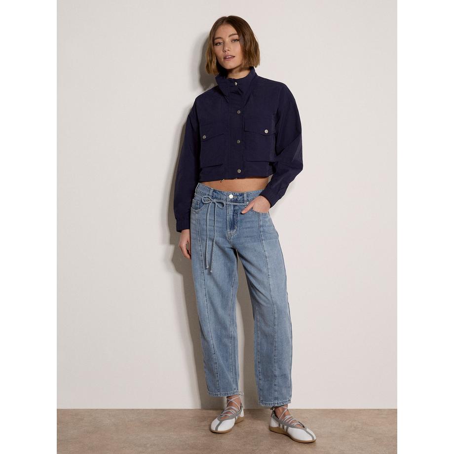 APRICOT Mai Straight Leg Jeans mit Bindegürtel  