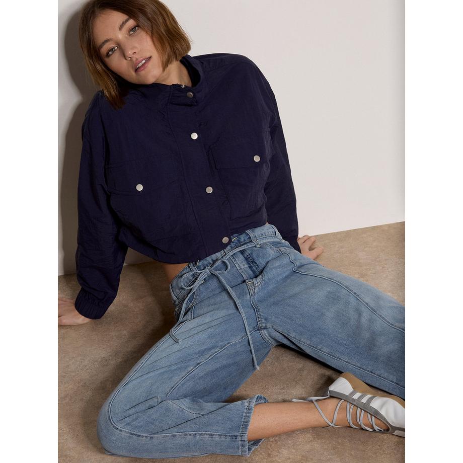APRICOT Mai Straight Leg Jeans mit Bindegürtel  