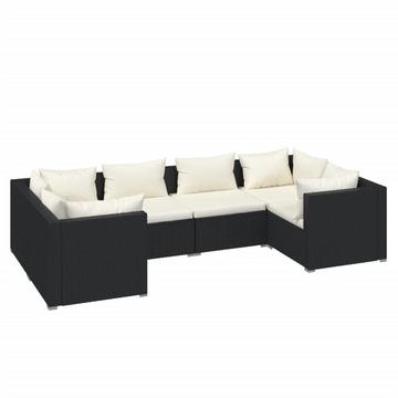 set salotto da giardino Polirattan