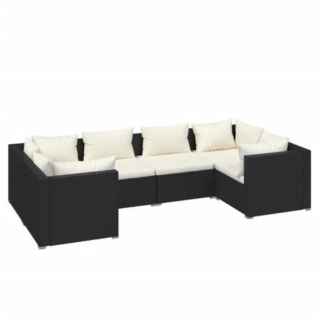 VidaXL set salotto da giardino Polirattan  