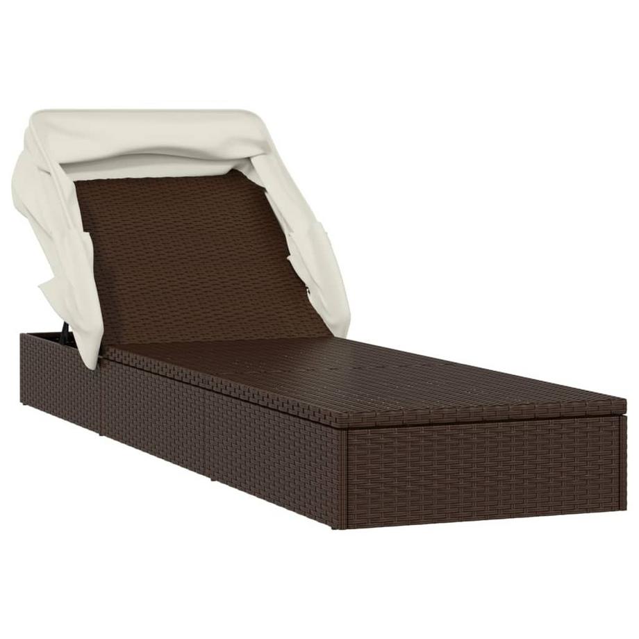 VidaXL Sonnenliege poly-rattan  