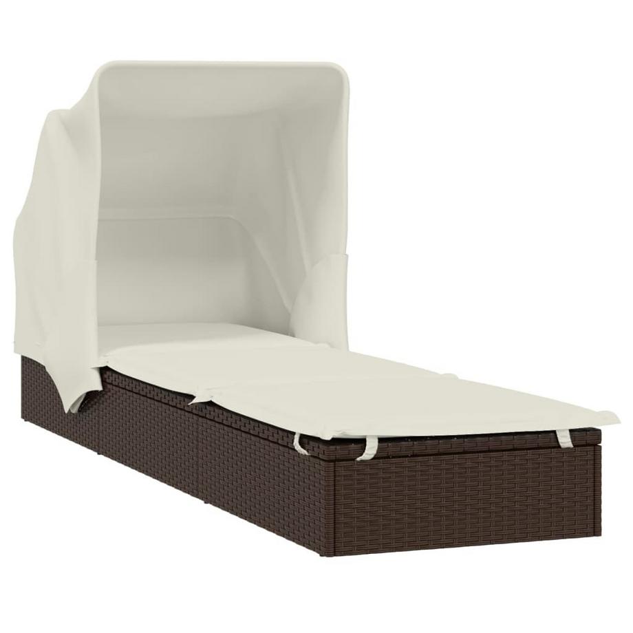 VidaXL Sonnenliege poly-rattan  