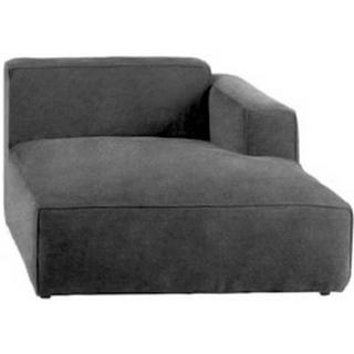 KARE Design Pouf Henry Elements Cuir Gris Droit  