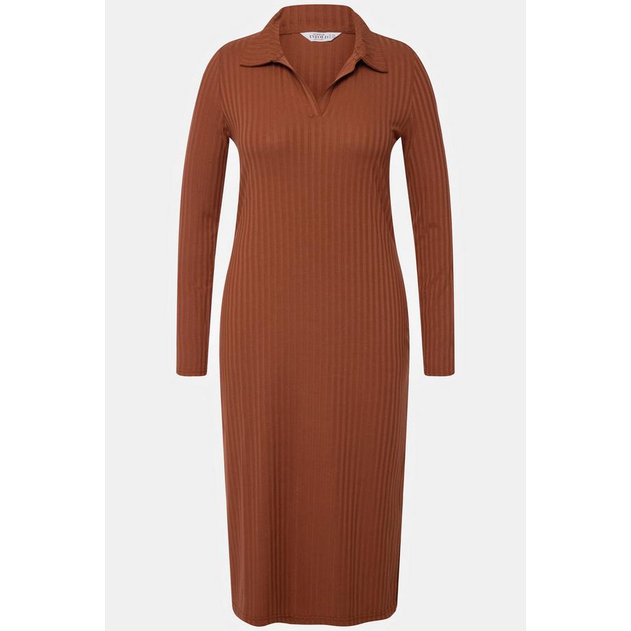 Studio Untold Abito Midi Jersey Slim Shape Maniche Lunghe  