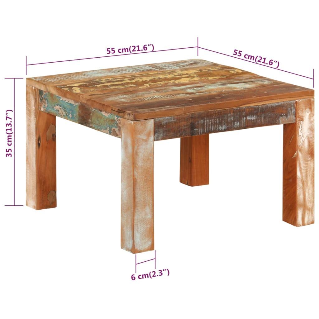 VidaXL Table basse bois de récupération  