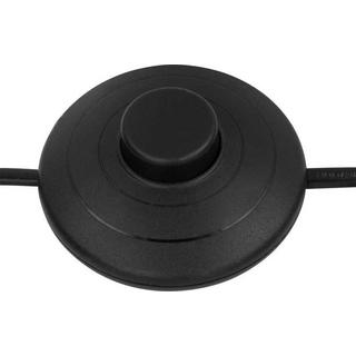 mutoni Lampada da terra Kaddy in metallo nero opaco 5xE14  