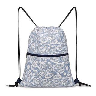 Only-bags.store Sac de sport à cordon avec poche extérieure et intérieure  