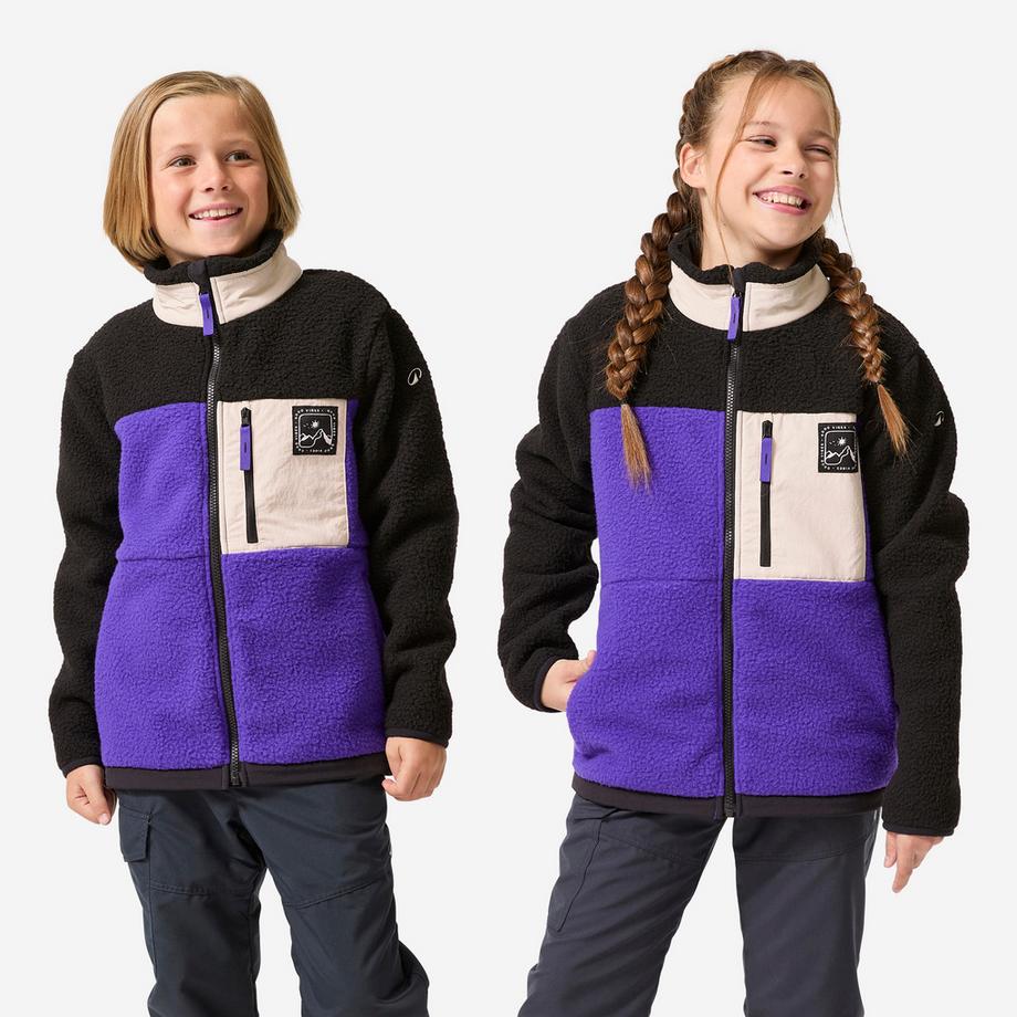 Warme Sherpa-Fleecejacke für Kinder von 7 bis 15 Jahren, NH 900,