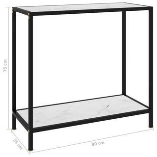 VidaXL Table console verre  