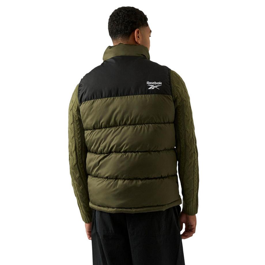 Reebok Gilet Rembourré avec Design Matelassé  