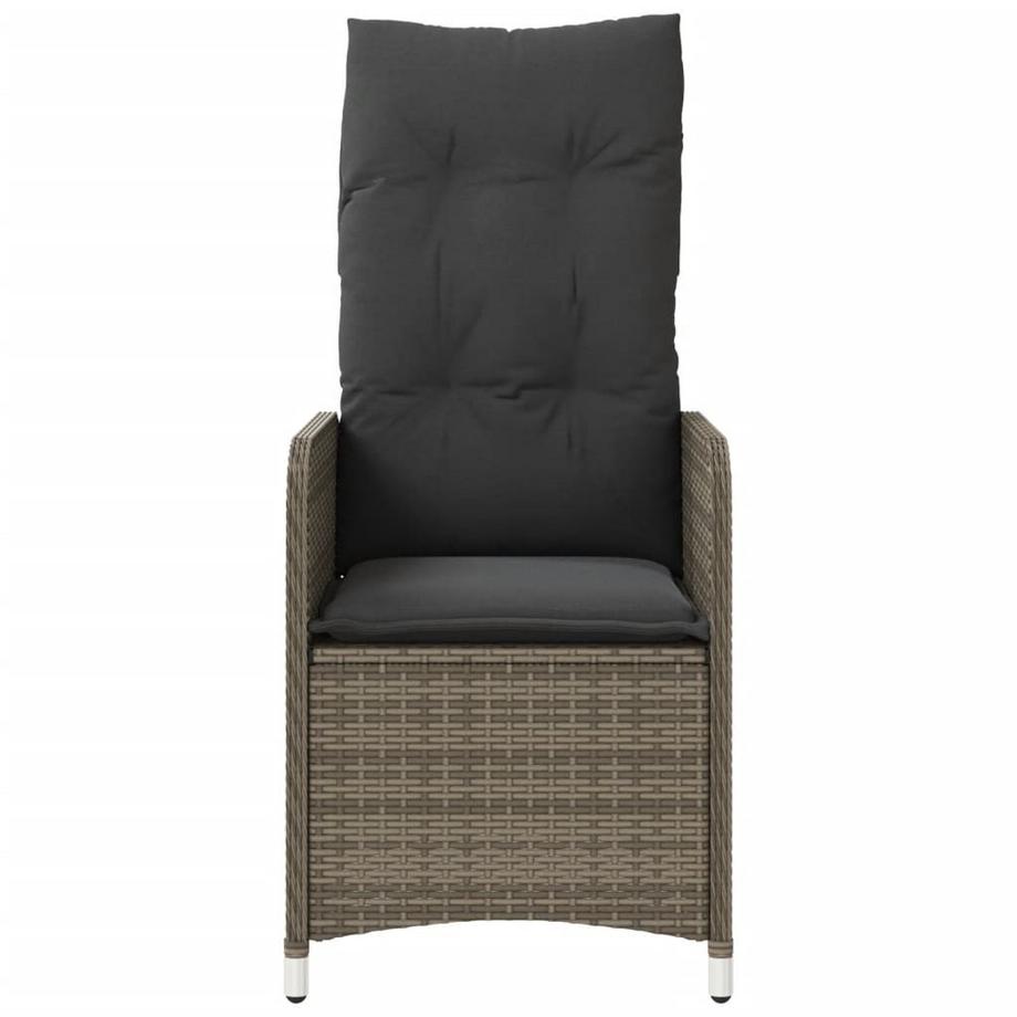 VidaXL Chaise de jardin inclinable rotin synthétique  