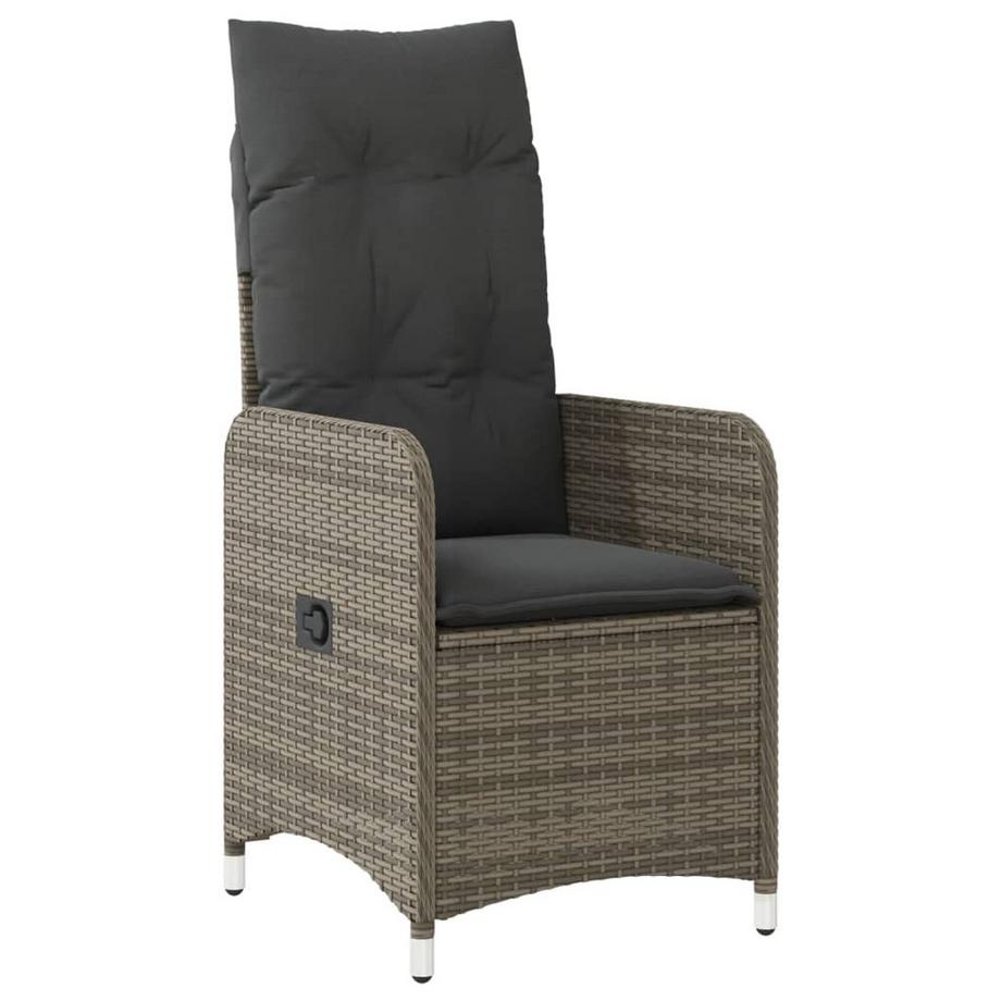 Chaise de jardin inclinable rotin synthétique
