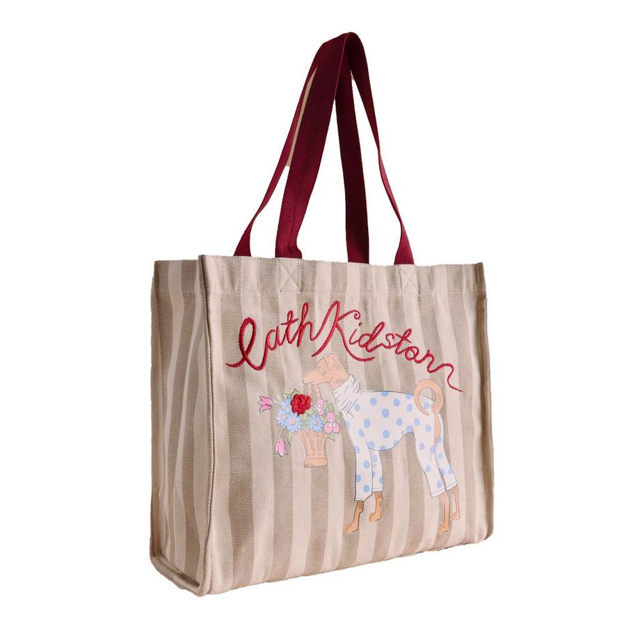 Cath Kidston Sac Shopping Chien Rayures  