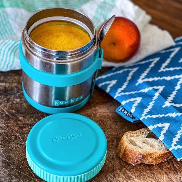 Yumbox Yumbox Zuppa 420 ml Thermobehälter mit Löffel, Caicos Aqua  