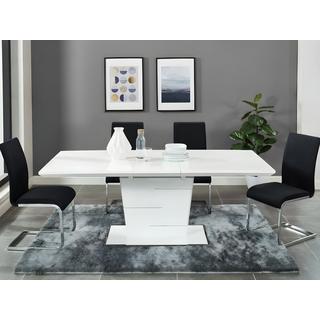 Vente-unique Table à  manger extensible AMELLE 6 à  8 cous MDF Laqué  