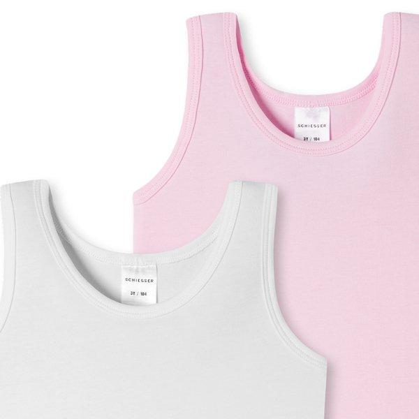 Schiesser  6er Pack Kids Girls 95/5 Organic Cotton - Unterhemd 