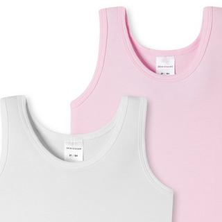 Schiesser  6er Pack Kids Girls 95/5 Organic Cotton - Unterhemd 