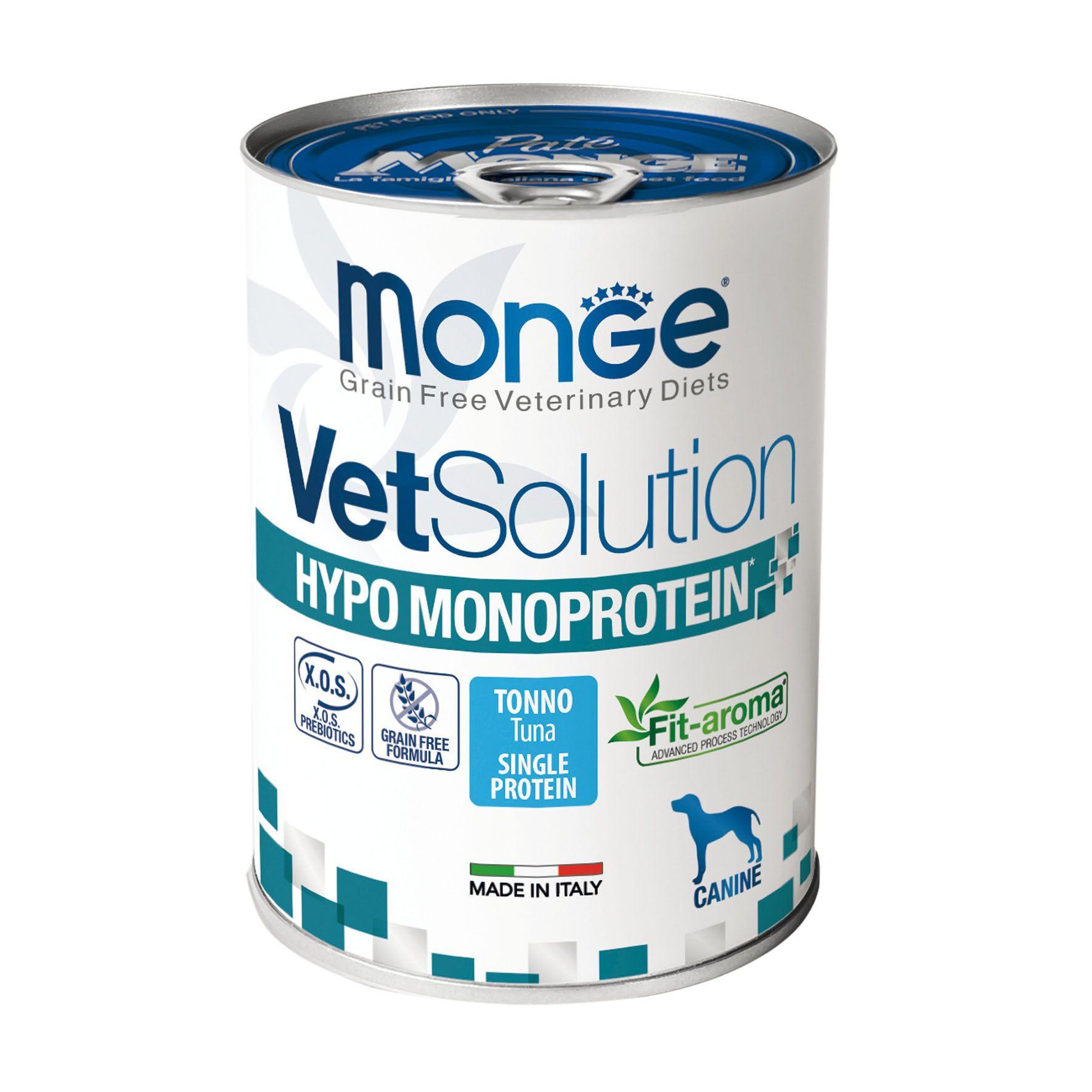 Monge  VetHypo Monoprotein Thunfisch Hund Lösung - Multipack 